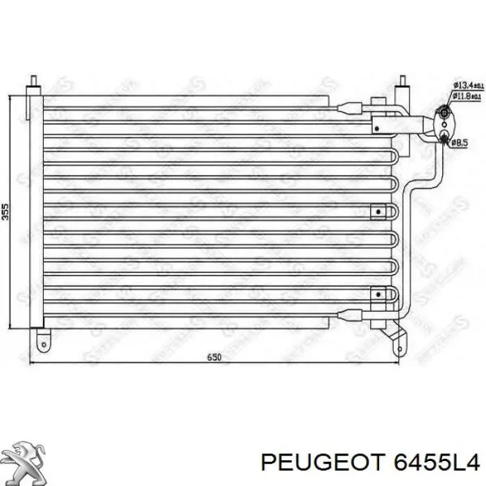 Конденсатор на Peugeot 205 II 20A, C