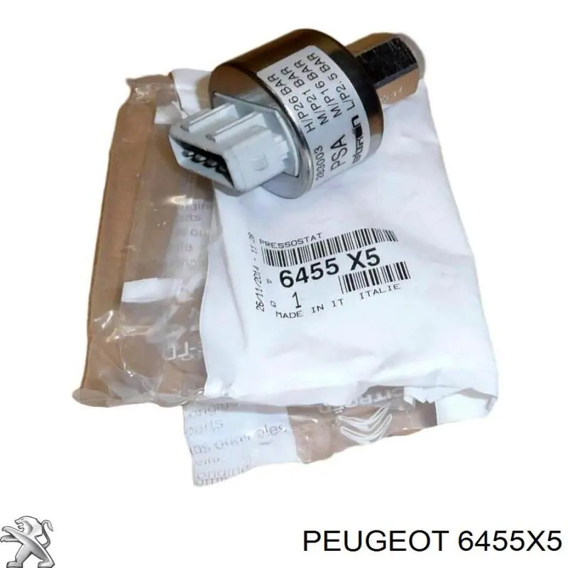 Купити 6455X5 Peugeot/Citroen Датчик тиску кондиціонера
