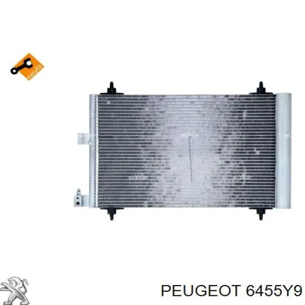 Конденсатор кондиціонера Peugeot/Citroen 6455Y9 ціна, від 76.32 USD