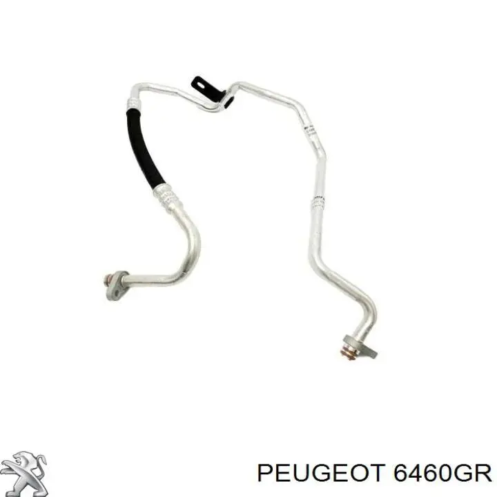 6460GR Peugeot/Citroen Шланг кондиціонера, від компресора до радіатора