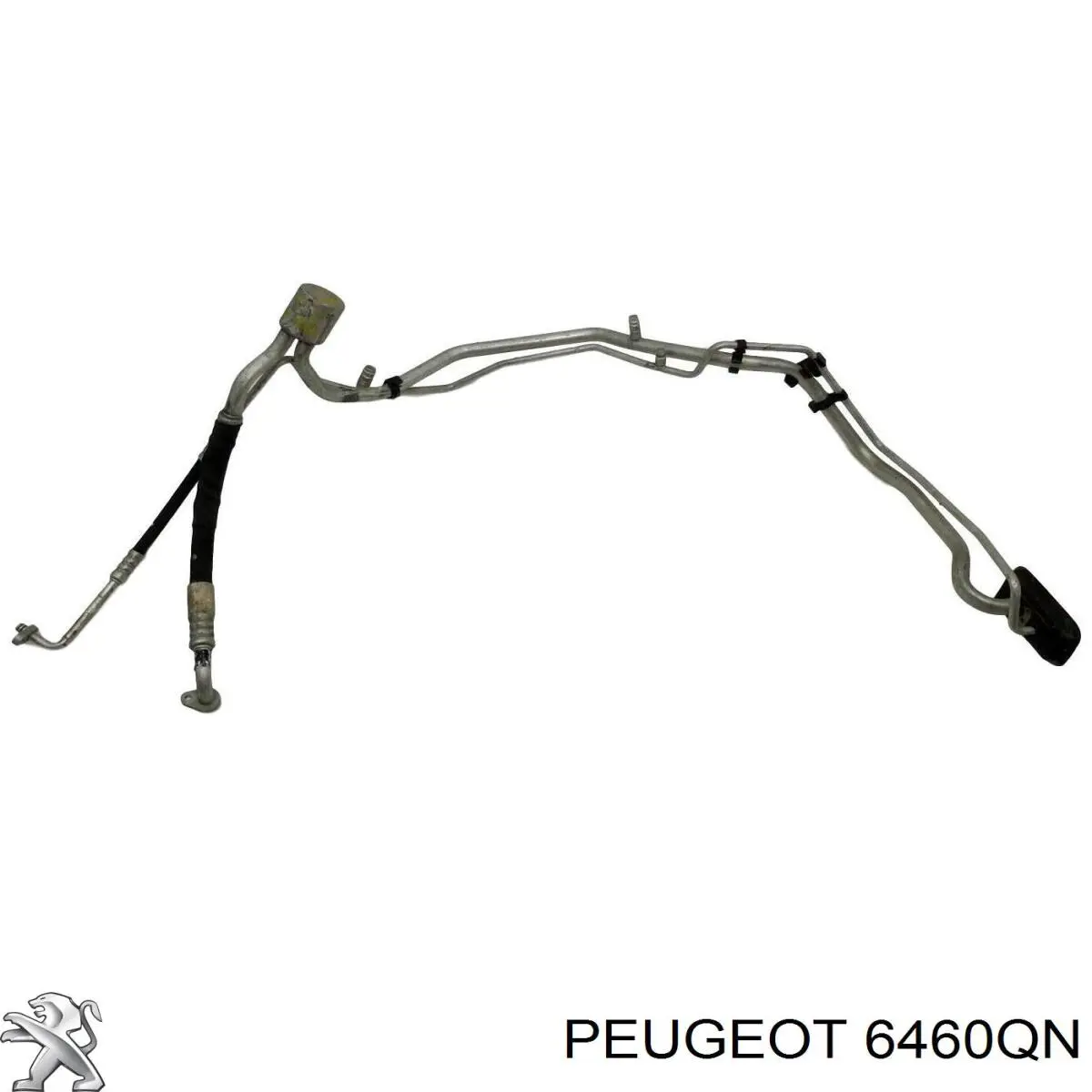 6460QN Peugeot/Citroen Шланг кондиціонера, від випарника до компресора