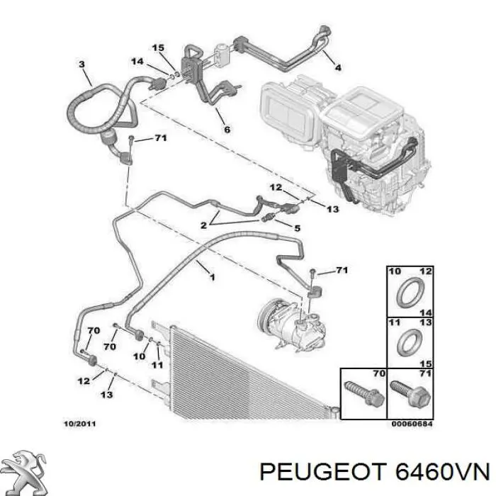  6460VN Peugeot/Citroen