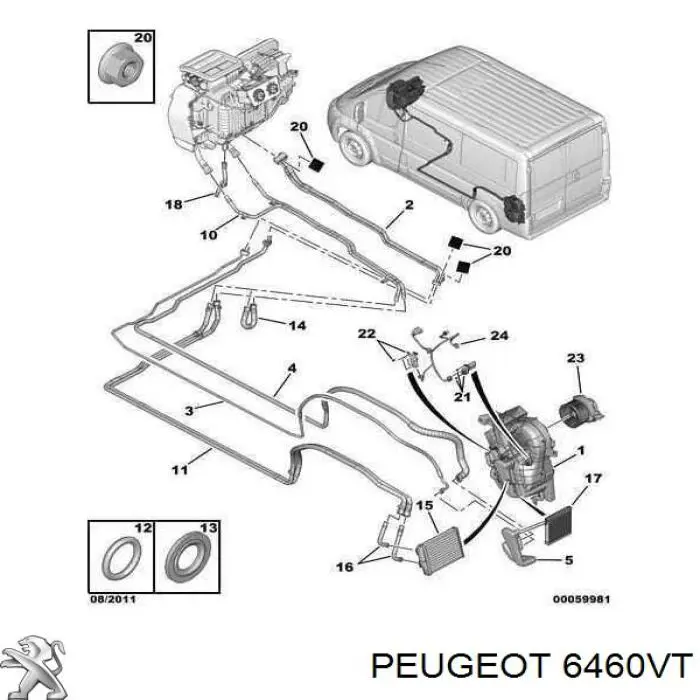  6460VT Peugeot/Citroen