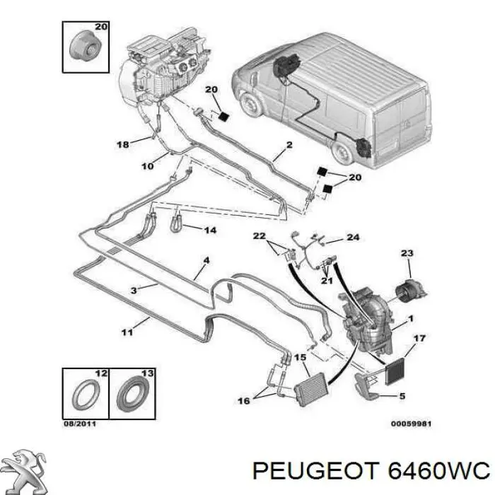  6460WC Peugeot/Citroen