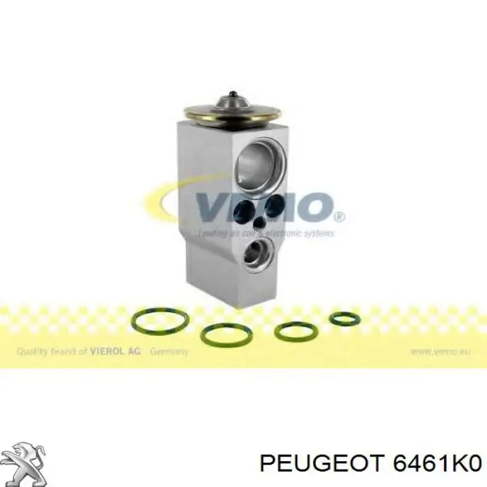 6461K0 Peugeot/Citroen Клапан TRV, кондиціонера