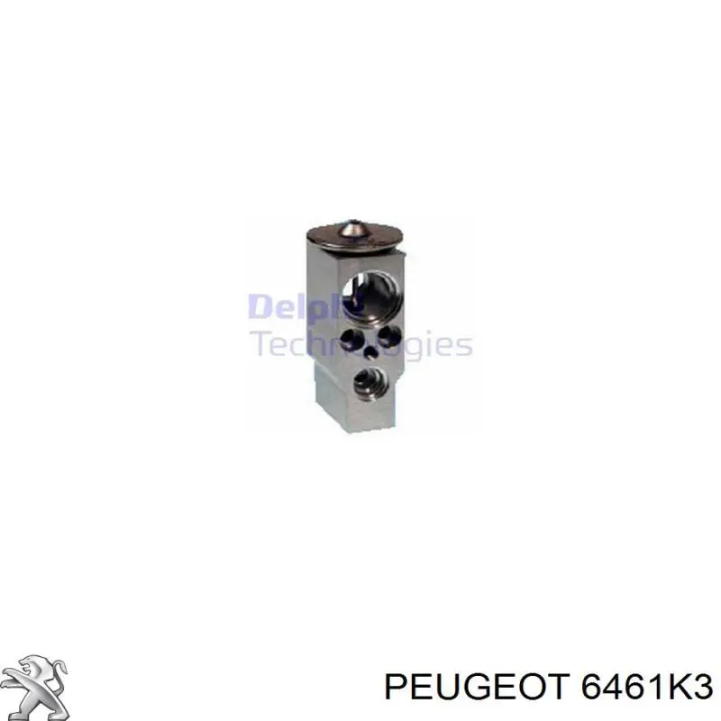 6461K3 Peugeot/Citroen клапан trv, кондиціонера