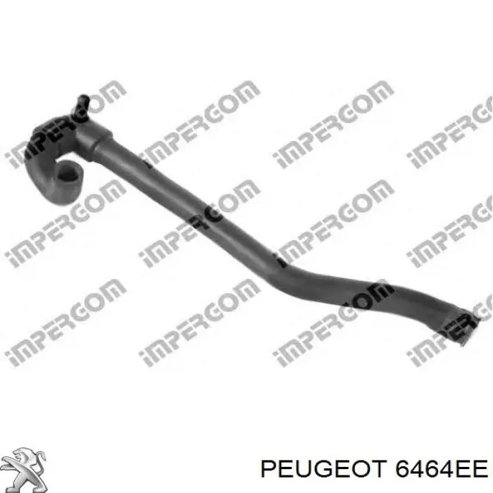 Шланг радіатора опалювача/пічки, обратка Peugeot/Citroen 6464EE ціна, від 32.06 USD