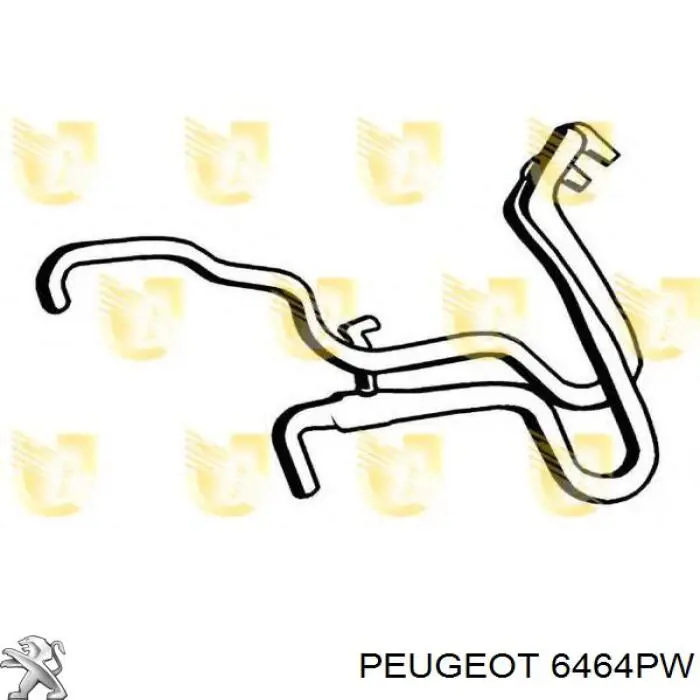 Патрубок грубки Peugeot/Citroen 6464PW ціна, від 21.06 USD