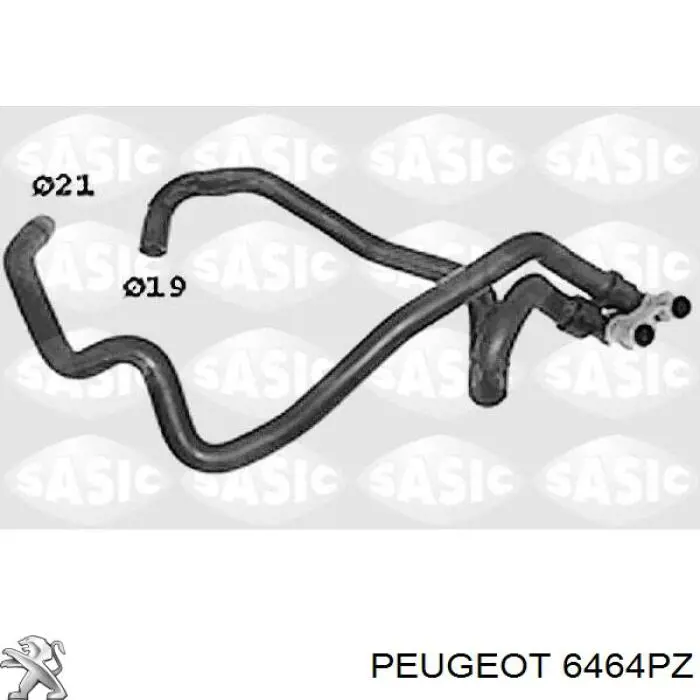 Патрубок грубки Peugeot/Citroen 6464PZ ціна, від 25.84 USD