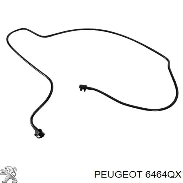 6464QX Peugeot/Citroen шланг грубки/обігрівача