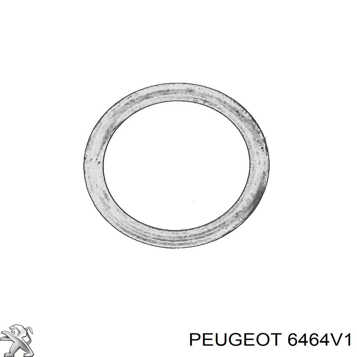 00006464V1 Peugeot/Citroen кільце ущільнювача трубки радіатора пічки