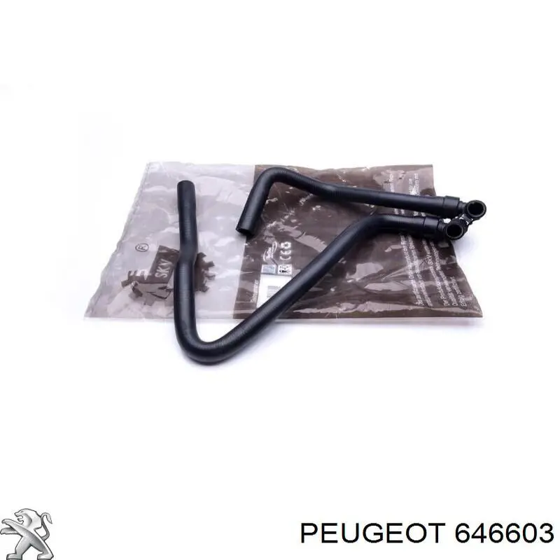Купити 646603 Peugeot/Citroen Шланг грубки/обігрівача