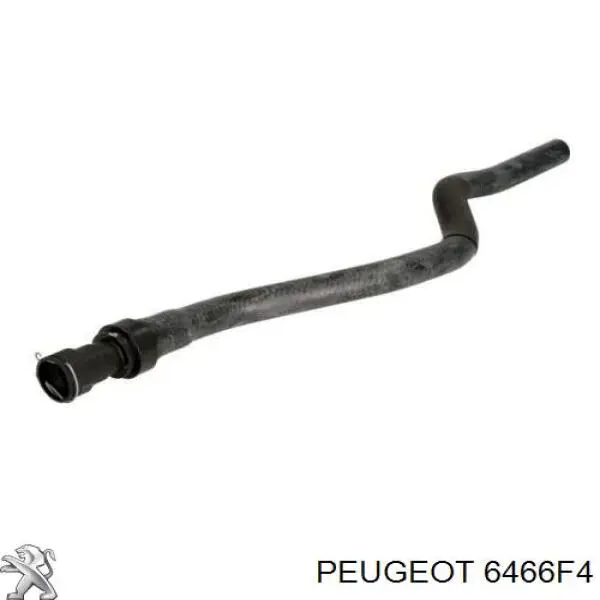 6466F4 Peugeot/Citroen шланг радіатора опалювача/пічки, подача