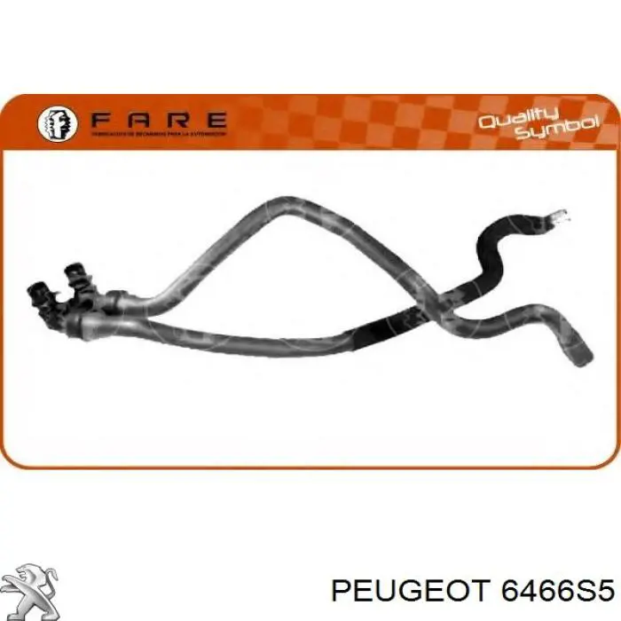 Патрубок грубки Peugeot/Citroen 6466S5 ціна, від 20.58 USD