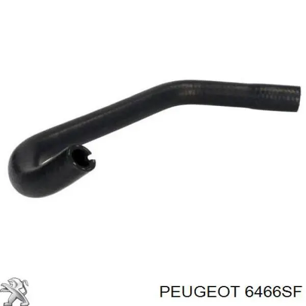6466SF Peugeot/Citroen шланг радіатора опалювача/пічки, обратка