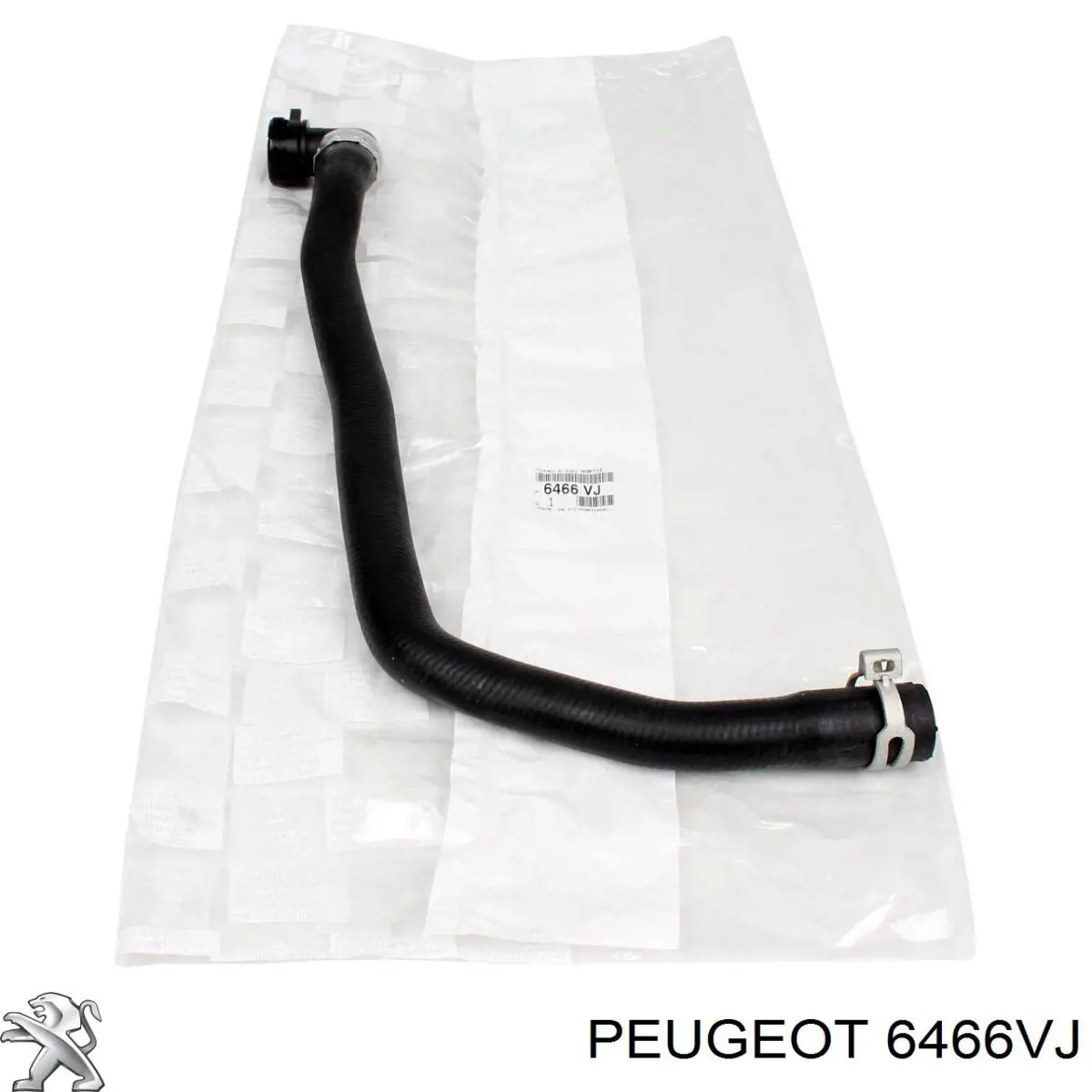 6466VJ Peugeot/Citroen шланг радіатора опалювача/пічки, обратка