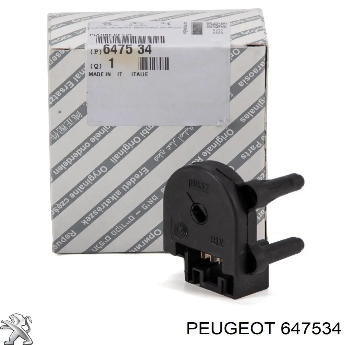 647534 Peugeot/Citroen регулятор оборотів вентилятора