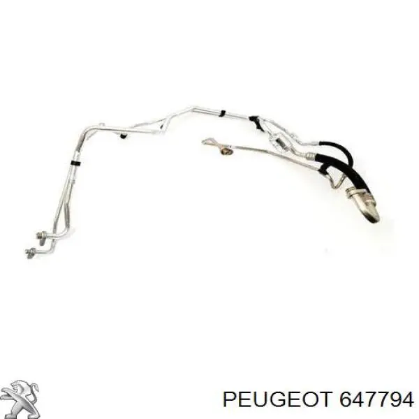 647794 Peugeot/Citroen Шланг кондиціонера, від випарника до компресора