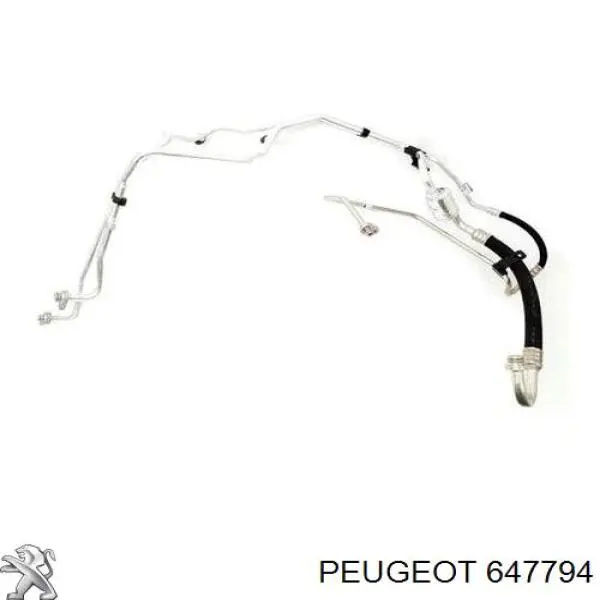 Купити 647794 Peugeot/Citroen Шланг кондиціонера, від випарника до компресора