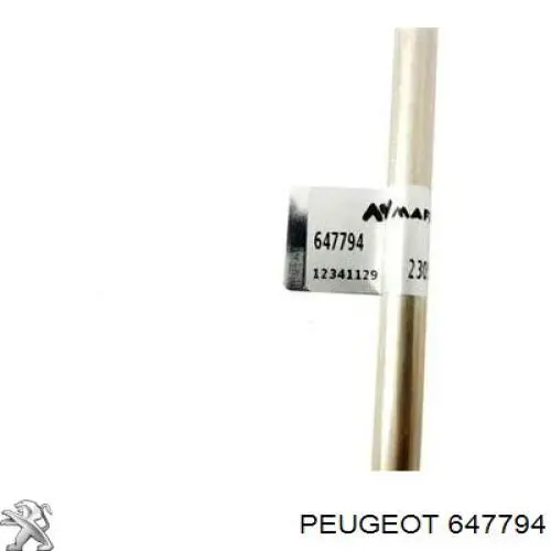 Шланг кондиціонера, від випарника до компресора 647794 Peugeot/Citroen
