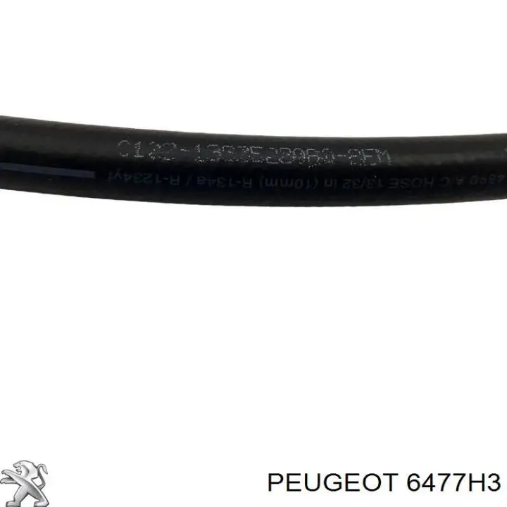 Купити 6477H3 Peugeot/Citroen Шланг кондиціонера, від компресора до радіатора