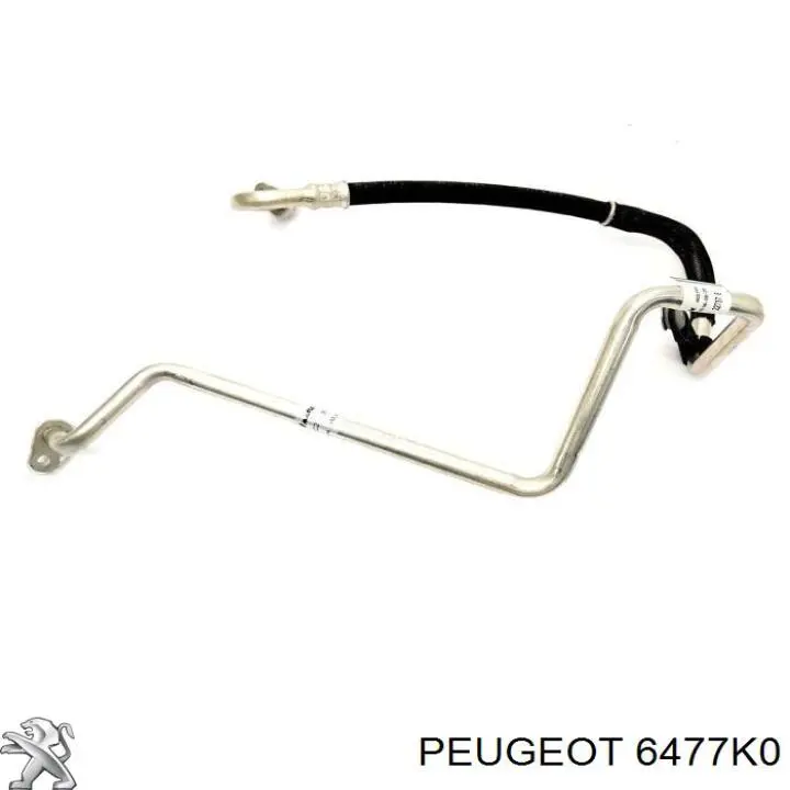 6477K0 Peugeot/Citroen Шланг кондиціонера, від компресора до радіатора