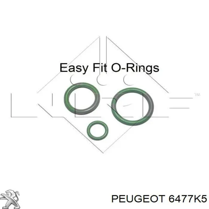 Купити 6477K5 Peugeot/Citroen Радіатор системи охолодження кондиціонера