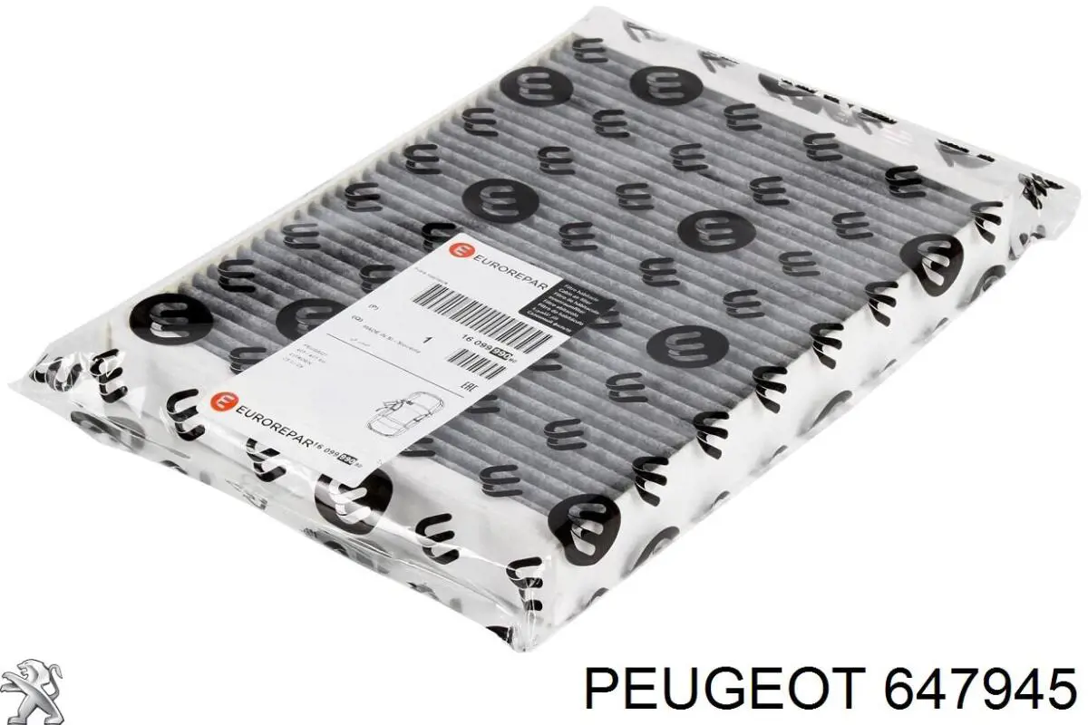 Купити 647945 Peugeot/Citroen Фільтр салону вугільний
