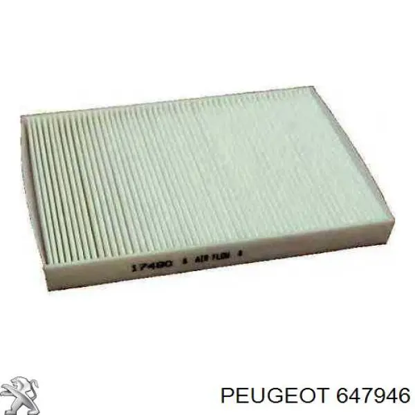Фільтр повітряний обігрівача Peugeot/Citroen 647946 ціна, від 9.17 USD