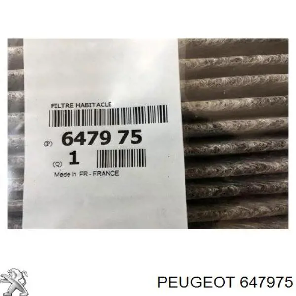Фільтр салону 647975 Peugeot/Citroen