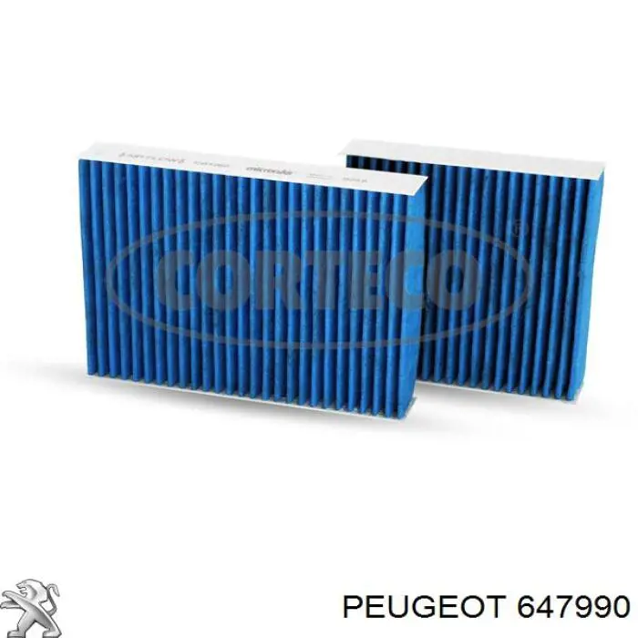 Купити 647990 Peugeot/Citroen Фільтр салону вугільний