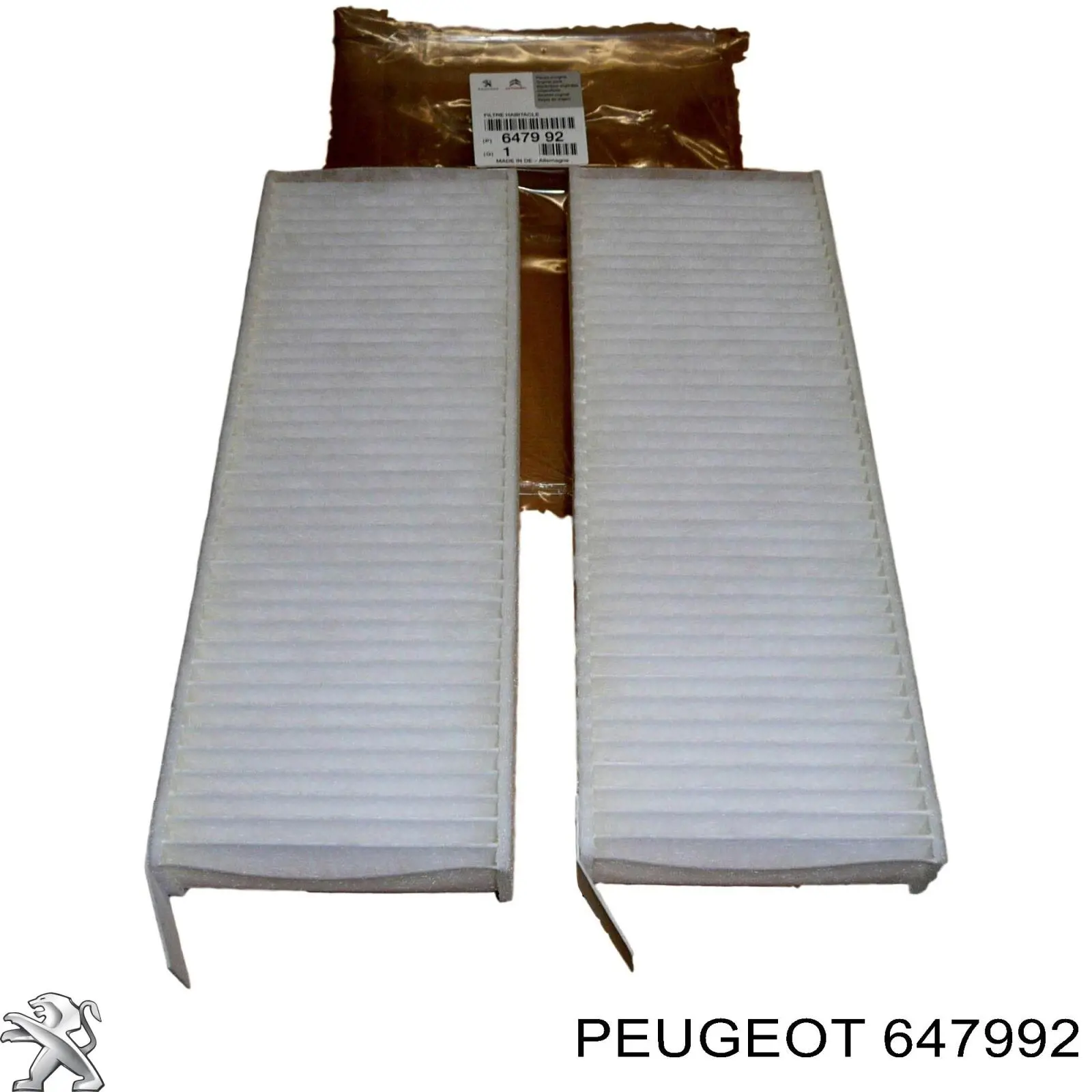 647992 Peugeot/Citroen фільтр салону