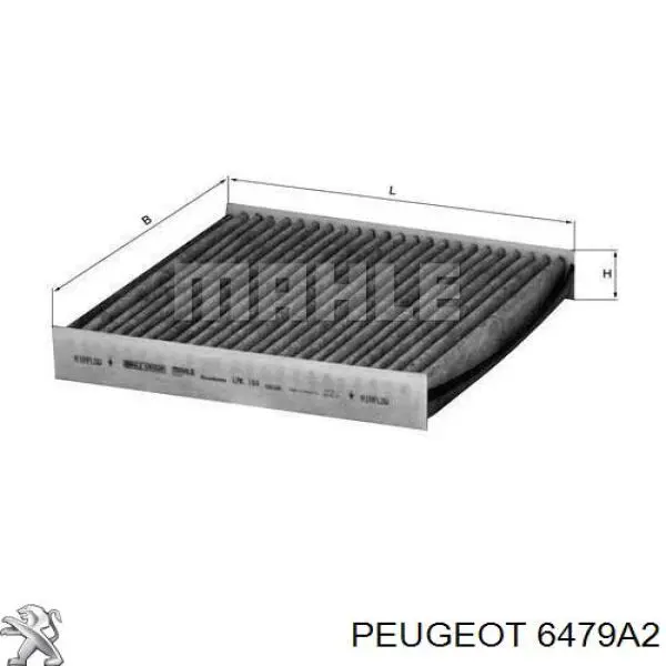6479A2 Peugeot/Citroen фільтр салону