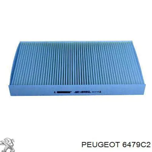 Повітряний фільтр салону Peugeot/Citroen 6479C2