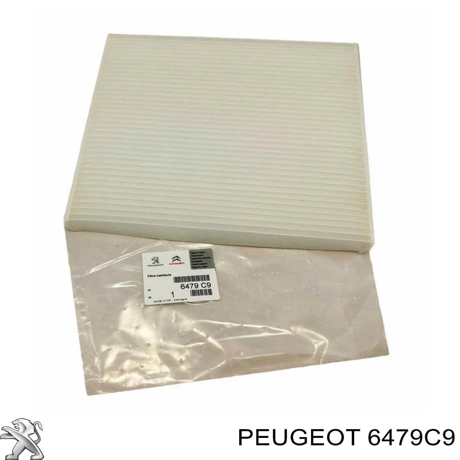 Купити 6479C9 Peugeot/Citroen Фільтр салону вугільний