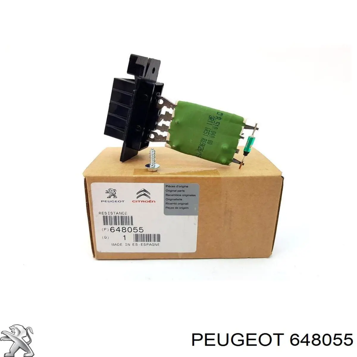 648055 Peugeot/Citroen резистор (опір пічки, обігрівача салону)