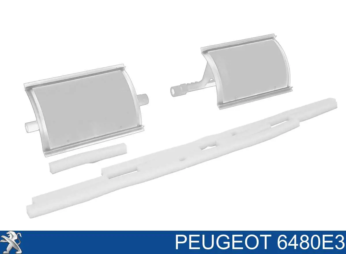 Купити 6480E3 Peugeot/Citroen Ремкомплект заслінки обігрівача (пічки)