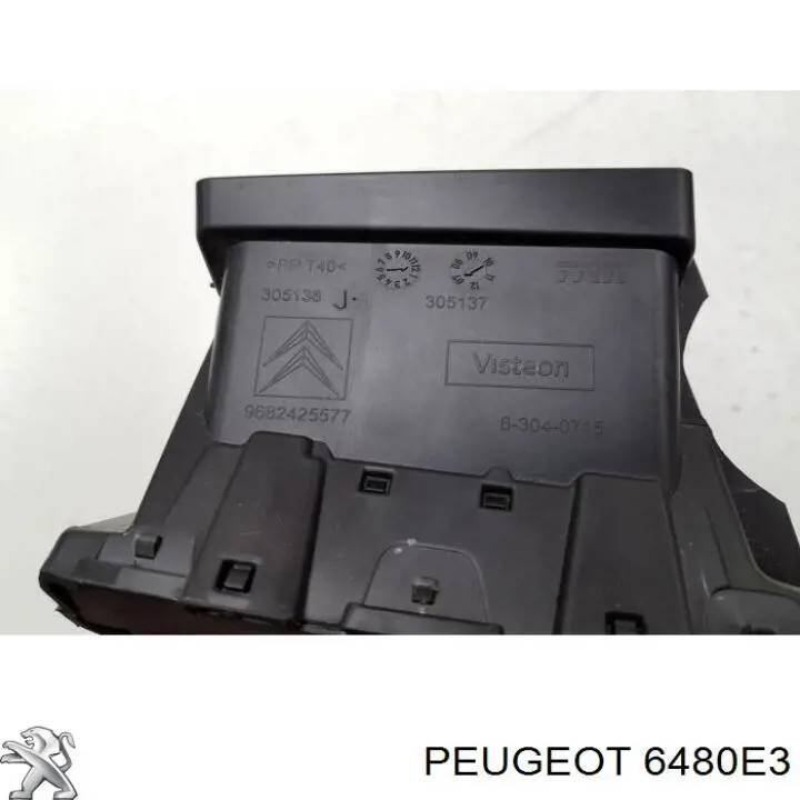 Ремкомплект заслінки обігрівача (пічки) 6480E3 Peugeot/Citroen