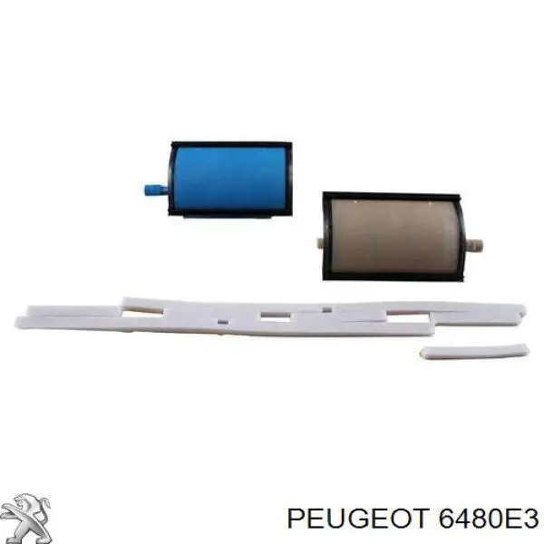 Ремкомплект заслінки обігрівача (пічки) 6480E3 Peugeot/Citroen