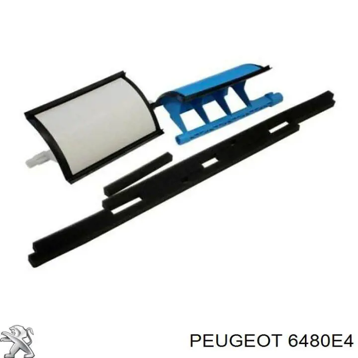 Ремкомплект заслінки обігрівача (пічки) 6480E4 Peugeot/Citroen