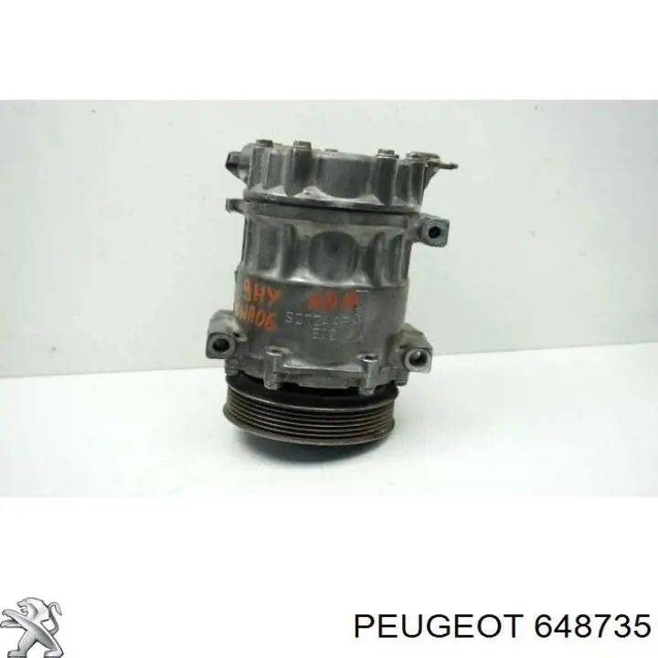 Компресор кондиціонера 648735 Peugeot/Citroen