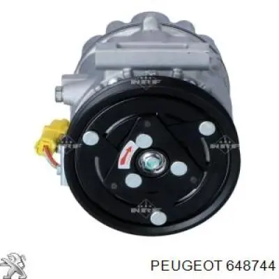 Компресор кондиціонера 648744 Peugeot/Citroen