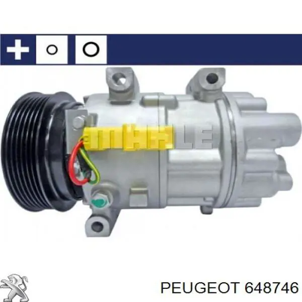 Компресор кондиціонера 648746 Peugeot/Citroen