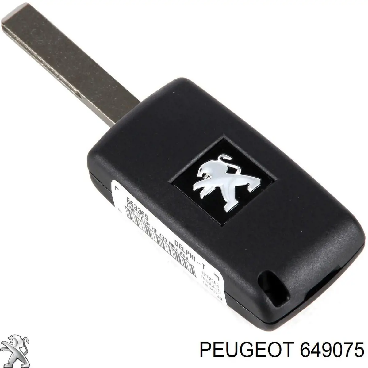 Купити 649075 Peugeot/Citroen Ключ замка запалювання