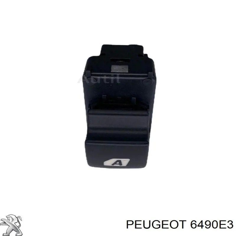 6490E3 Peugeot/Citroen кнопка вмикання двигуна склопідіймача передня права