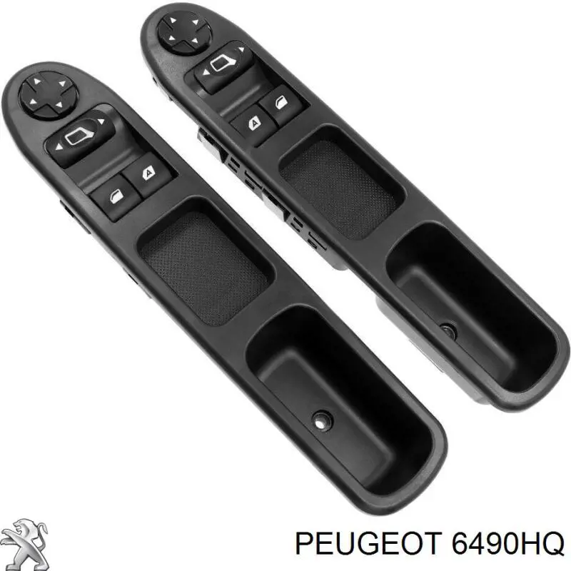 Кнопка вмикання двигуна склопідіймача передня права Peugeot/Citroen 6490HQ