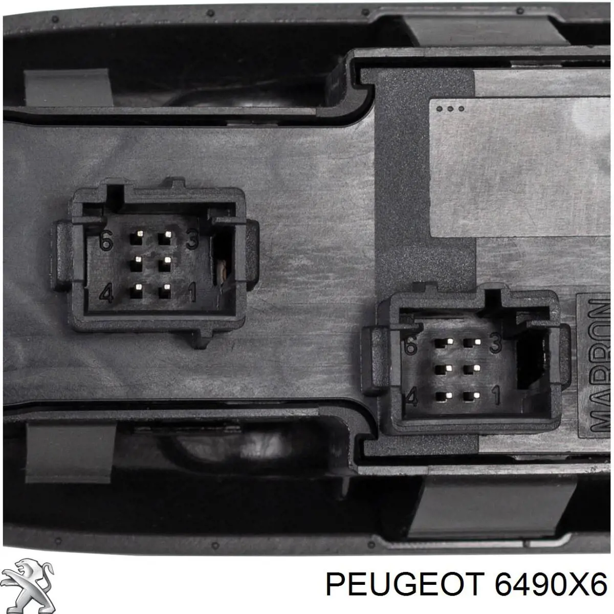 Кнопковий блок керування склопідіймачами передній лівий Peugeot/Citroen 6490X6 ціна, від 108.93 USD