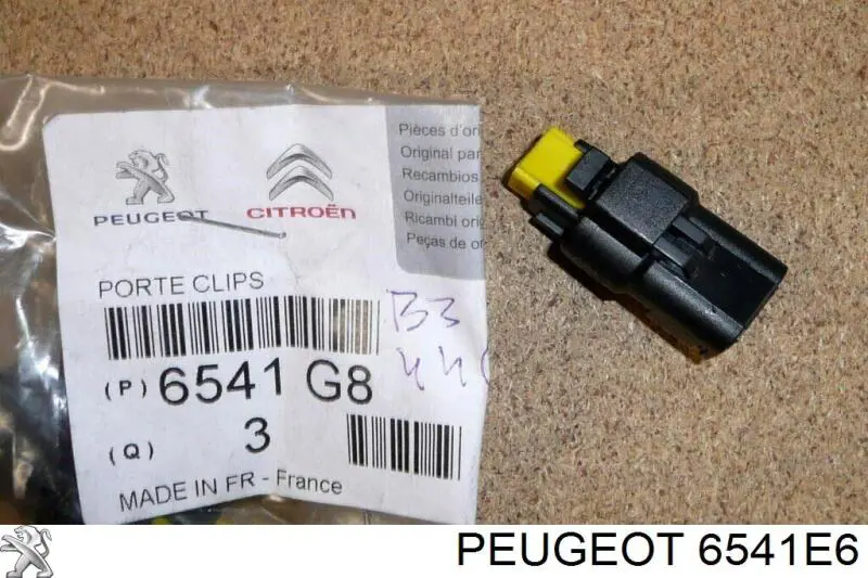 6541E6 Peugeot/Citroen Клема акумулятора (АКБ)
