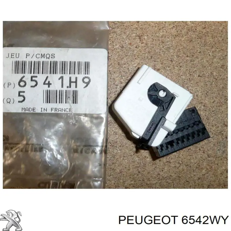 6542WY Peugeot/Citroen Кнопка підйомника переднього лівого скла