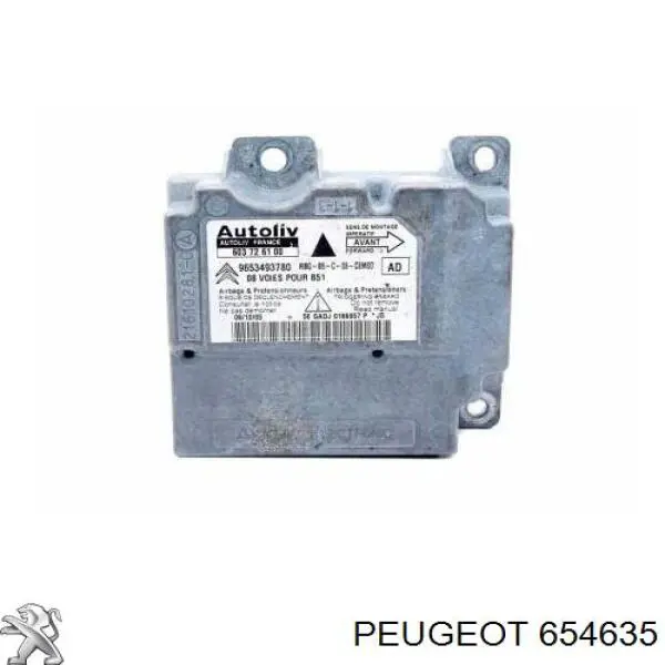  Peugeot/Citroen 654635 ціна, від 7.58 USD